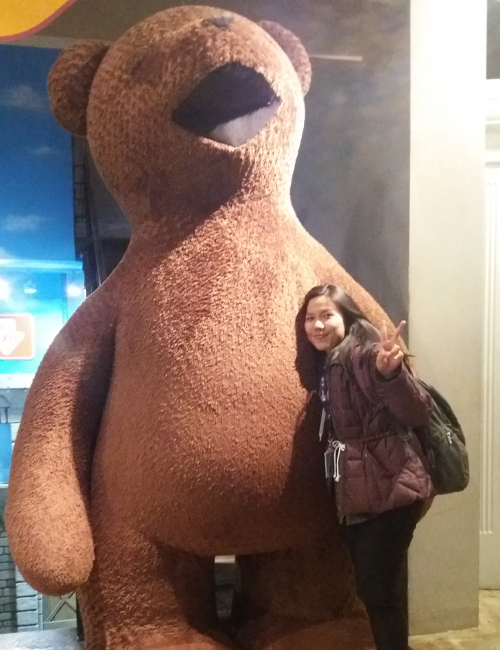 Lia & Teddy Bear @Teddy Bear Museum, tempat wisata di Jeju
